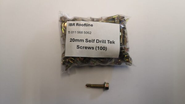 20mm Self Drill Tek Screws (100pp)