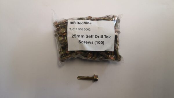 25mm Self Drill Tek Screws (100pp)