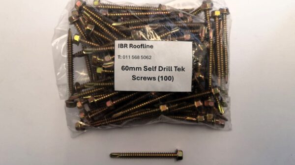 60mm Self Drill Tek Screws (100pp)